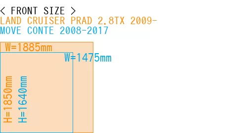 #LAND CRUISER PRAD 2.8TX 2009- + MOVE CONTE 2008-2017